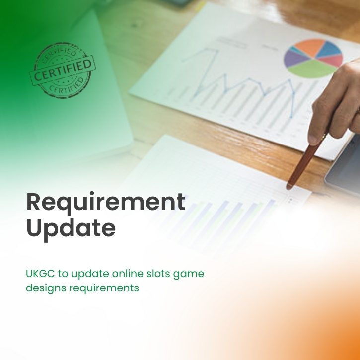 Announcement of upcoming UKGC update to online slot game design requirements, ensuring fairness and player protection