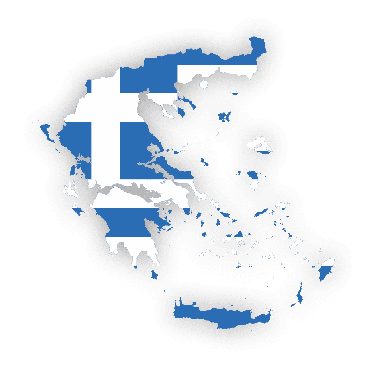 Greece Map Icon - signifying Gaming Associates’ authorized inspection services aligned with greek gaming regulations.