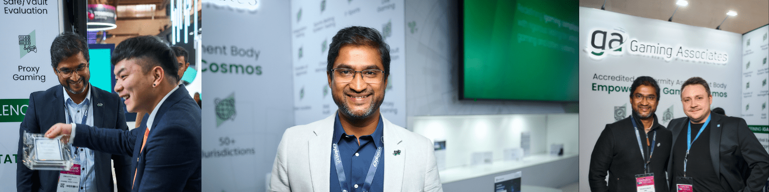Banner featuring Srikanth Balini, Chief Business Officer at Gaming Associates with 18+ years in QA, Compliance, and Business, highlighting leadership, expertise, and Wagering excellence in the gaming industry.